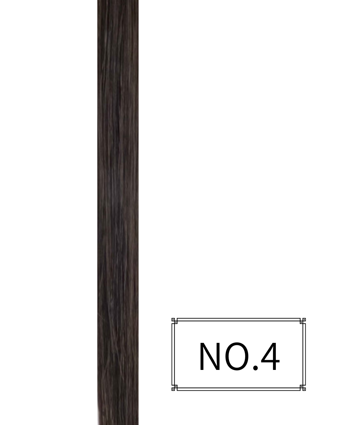 ロアバージン 高品質リペア対応エクステ|1パック【40本入り】NO.4