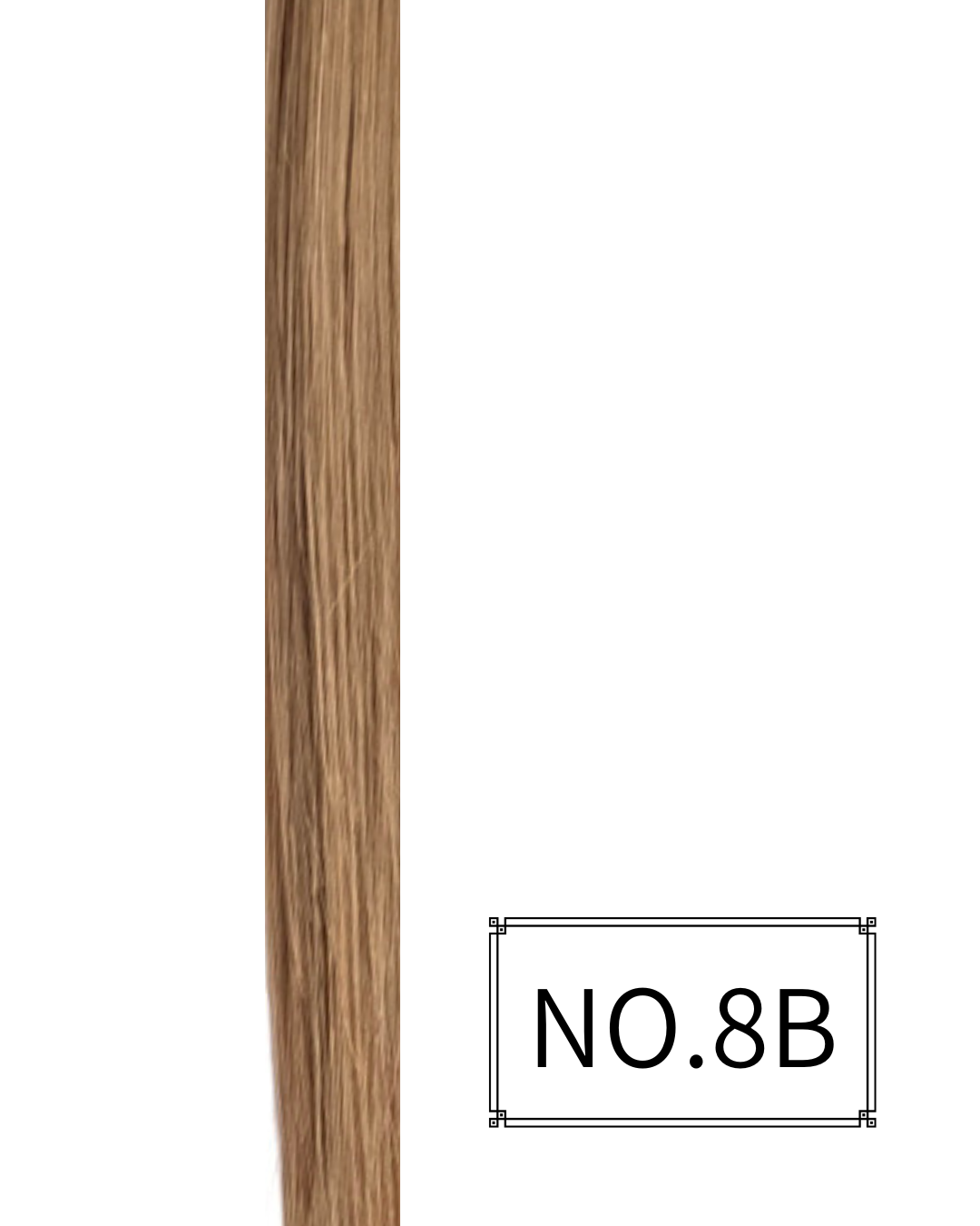 ロアバージン 高品質リペア対応エクステ|1パック【40本入り】NO.8B