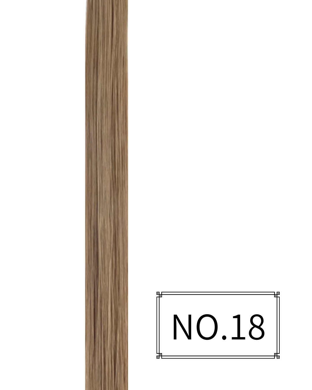ロアバージン　高品質リペア対応エクステ｜1シート（2本入り）（全28色）