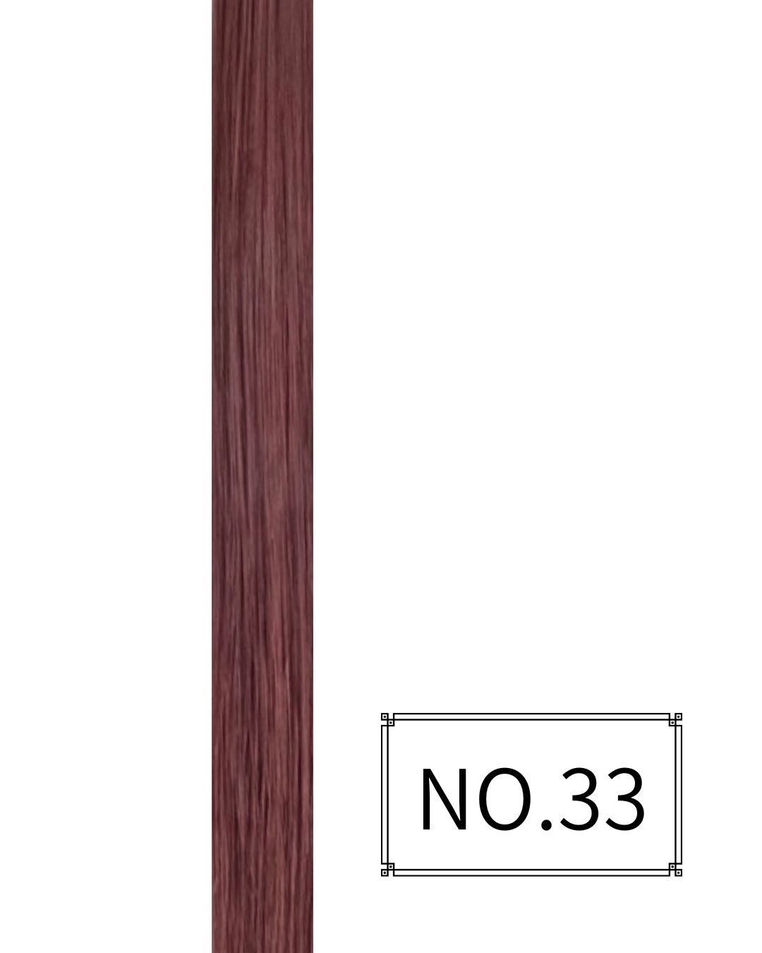 ロアバージン　高品質リペア対応エクステ｜1シート（2本入り）（全28色）
