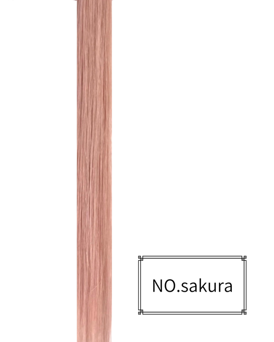 ロアバージン　高品質リペア対応エクステ｜1パック【40本入り】NO.sakura
